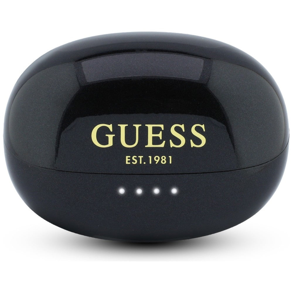 Handsfree Bluetooth Guess Metalic Finish Electropated Parts Classic, TWS, Crna