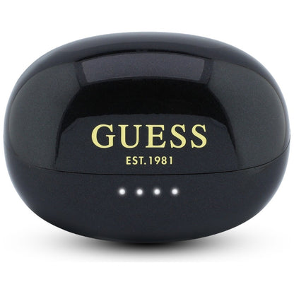 Handsfree Bluetooth Guess Metalic Finish Electropated Parts Classic, TWS, Crna