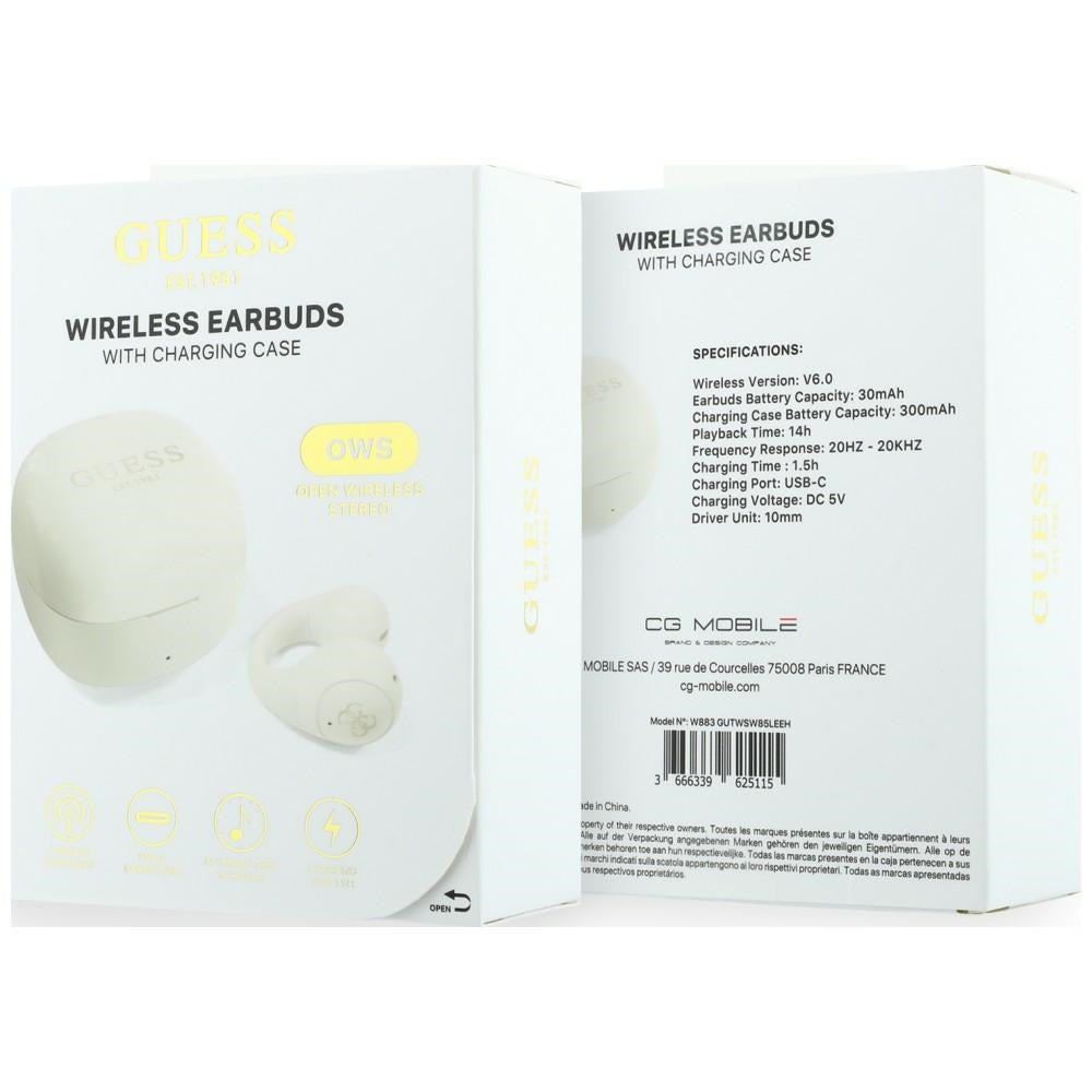 Handsfree Bluetooth Guess Mini Classic, TWS, Bijela