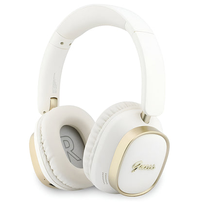 Handsfree Bluetooth Guess Pravokutni Metalni Script, A2DP, Bijela