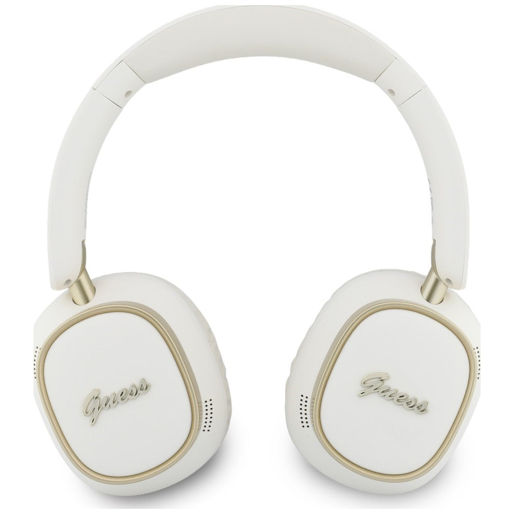 Handsfree Bluetooth Guess Pravokutni Metalni Script, A2DP, Bijela