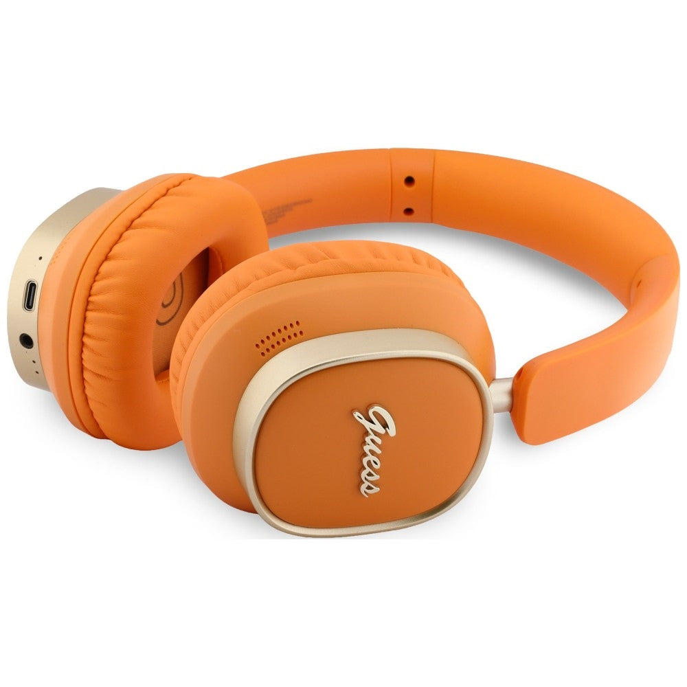 Handsfree Bluetooth Guess Rectangle Metal Script, A2DP, Narančasta