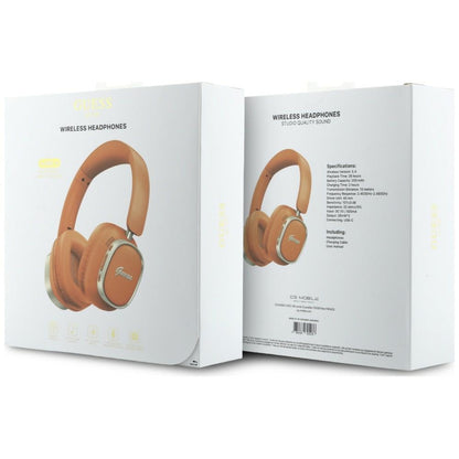 Handsfree Bluetooth Guess Rectangle Metal Script, A2DP, Narančasta