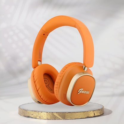 Handsfree Bluetooth Guess Rectangle Metal Script, A2DP, Narančasta