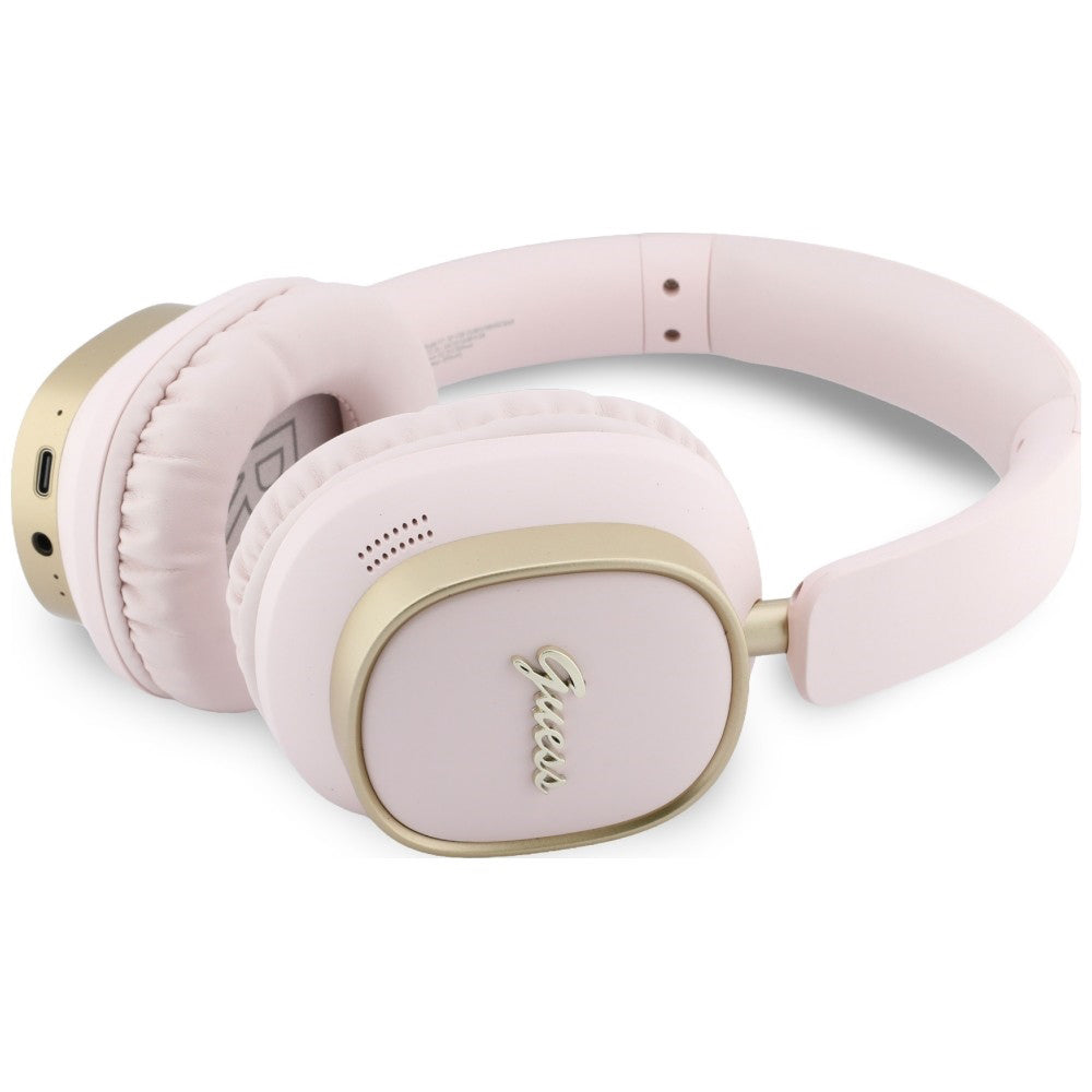 Handsfree Bluetooth Guess Rectangle Metal Script, A2DP, Roza
