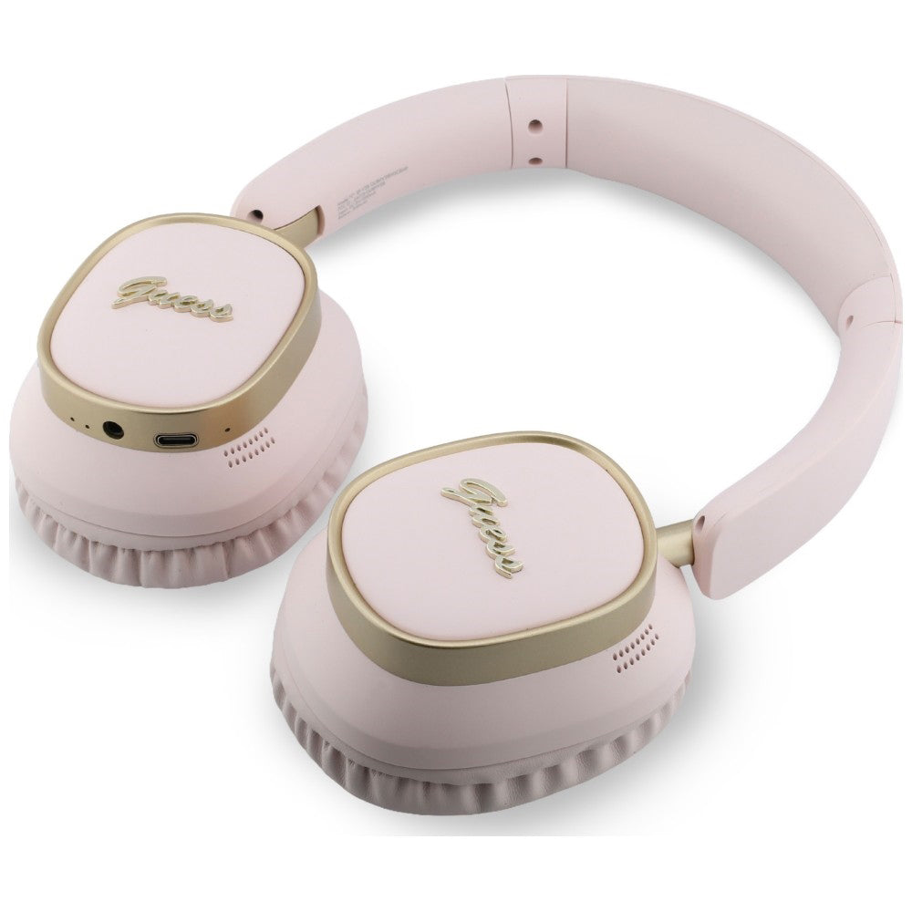 Handsfree Bluetooth Guess Rectangle Metal Script, A2DP, Roza