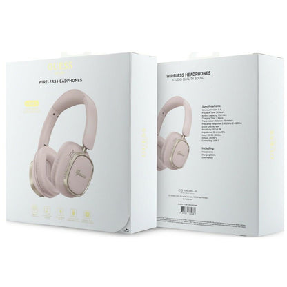 Handsfree Bluetooth Guess Rectangle Metal Script, A2DP, Roza