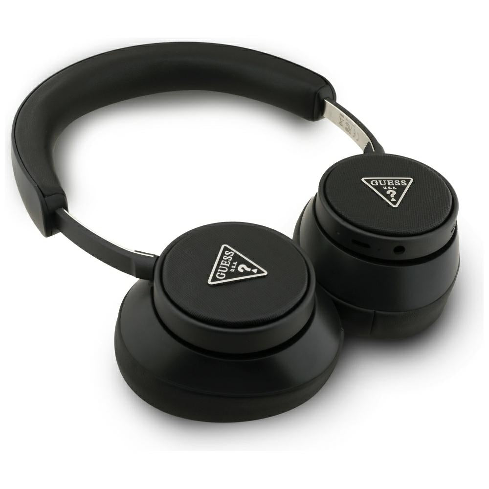 Handsfree Bluetooth Guess Saffiano Triangle Logo, A2DP, Crni