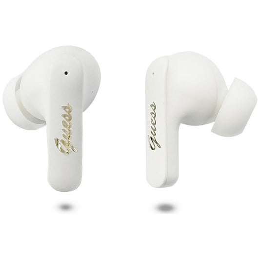 Handsfree Bluetooth Guess Script Metal Logo, TWS, Bijela