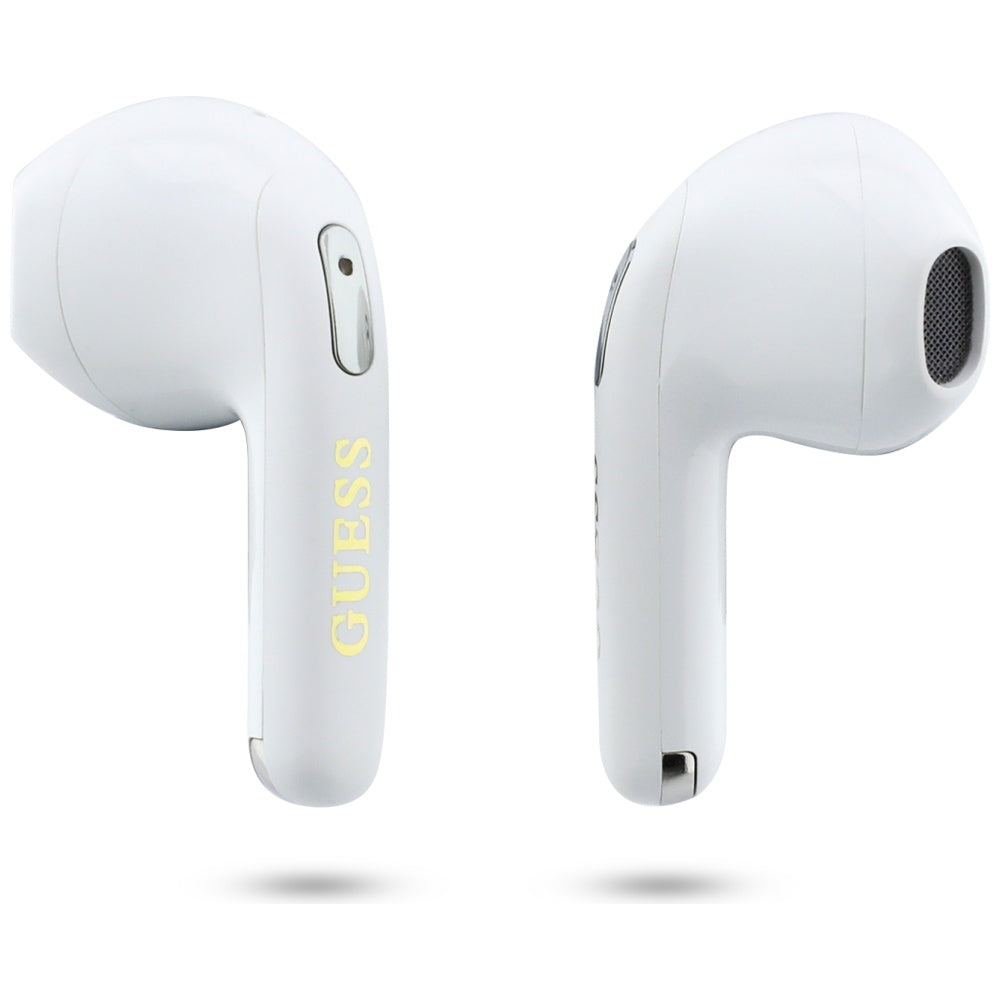 Handsfree Bluetooth Guess Script Print, TWS, Bijeli