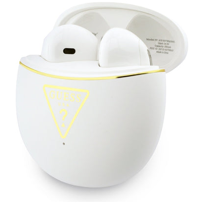 Handsfree Bluetooth Guess Script Print, TWS, Bijeli