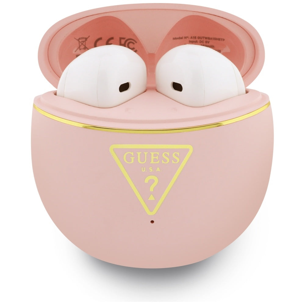 Handsfree Bluetooth Guess Script Print, TWS, Roza