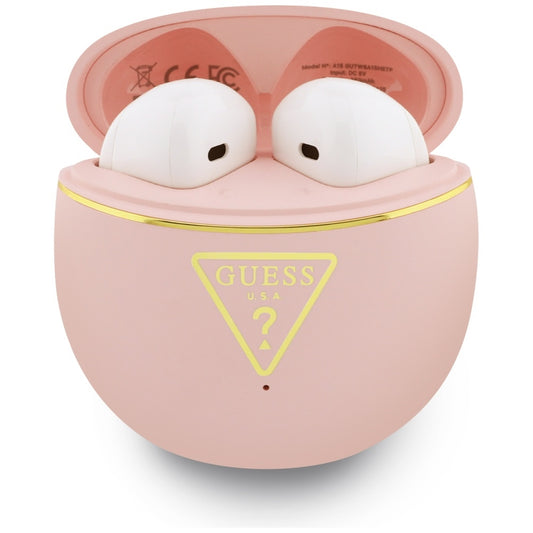 Handsfree Bluetooth Guess Script Print, TWS, Roza