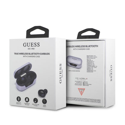Handsfree Bluetooth Guess, TWS, Ljubičasta