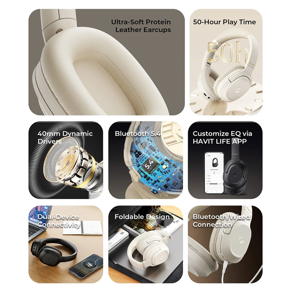 Handsfree Bluetooth HAVIT H612BT, A2DP, Crni