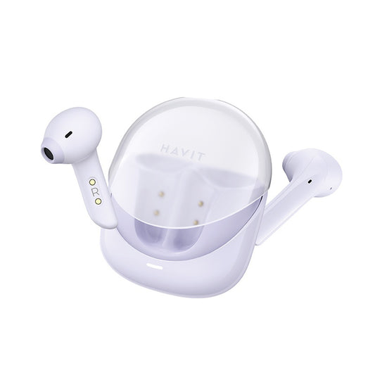 Handsfree Bluetooth HAVIT Modern Buds TW974, TWS, Ljubičasta
