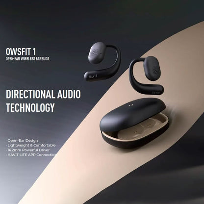 Handsfree Bluetooth HAVIT OWS914, TWS, Bež