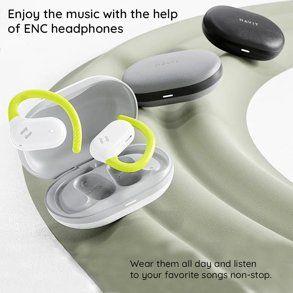 Handsfree Bluetooth HAVIT OWS915, TWS, Bijela