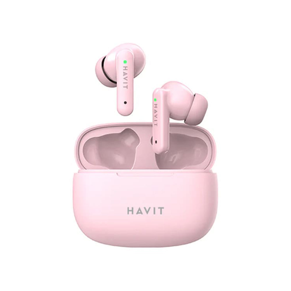 Handsfree Bluetooth HAVIT TW967 Pro, TWS, Ružičasti