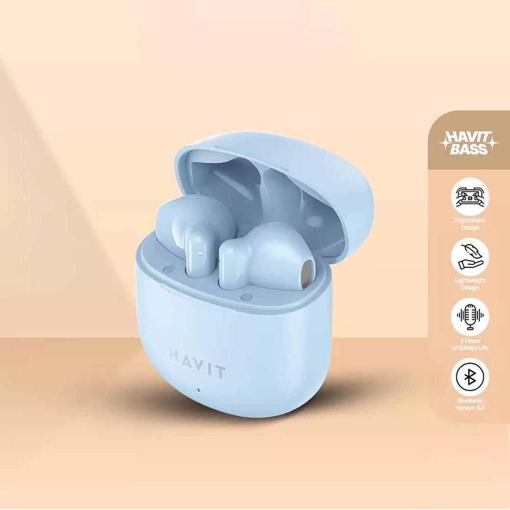 Handsfree Bluetooth HAVIT TW976, TWS, Plava