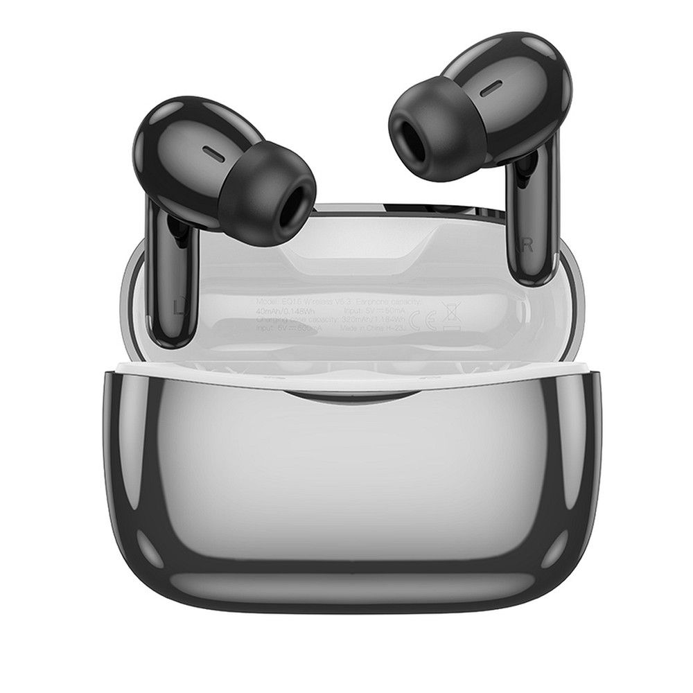 Handsfree Bluetooth HOCO EQ16, TWS, ANC, Crna