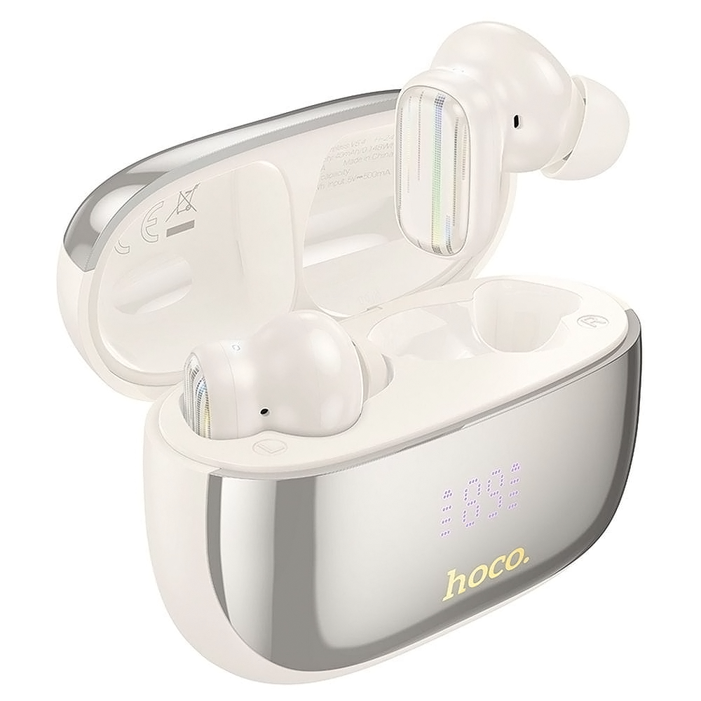 Handsfree Bluetooth HOCO EQ20, TWS, ANC, MultiPoint, Bijela