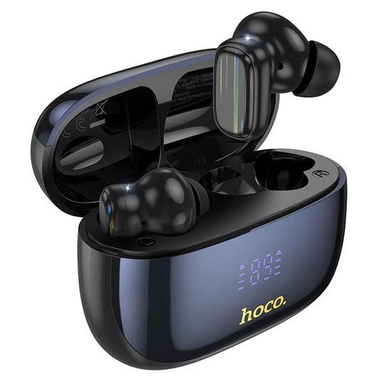 Handsfree Bluetooth HOCO EQ20, TWS, ANC, MultiPoint, Crni