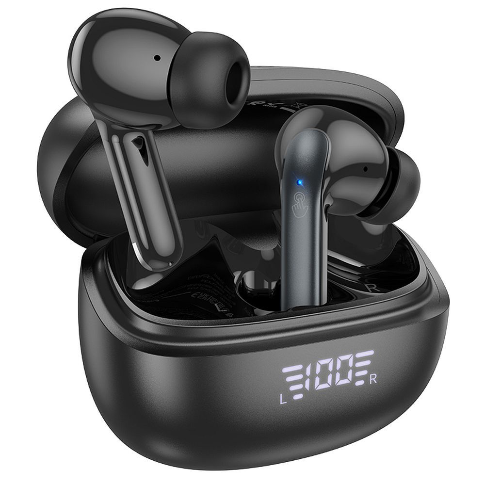 Handsfree Bluetooth HOCO EQ5, TWS, ANC, Crni