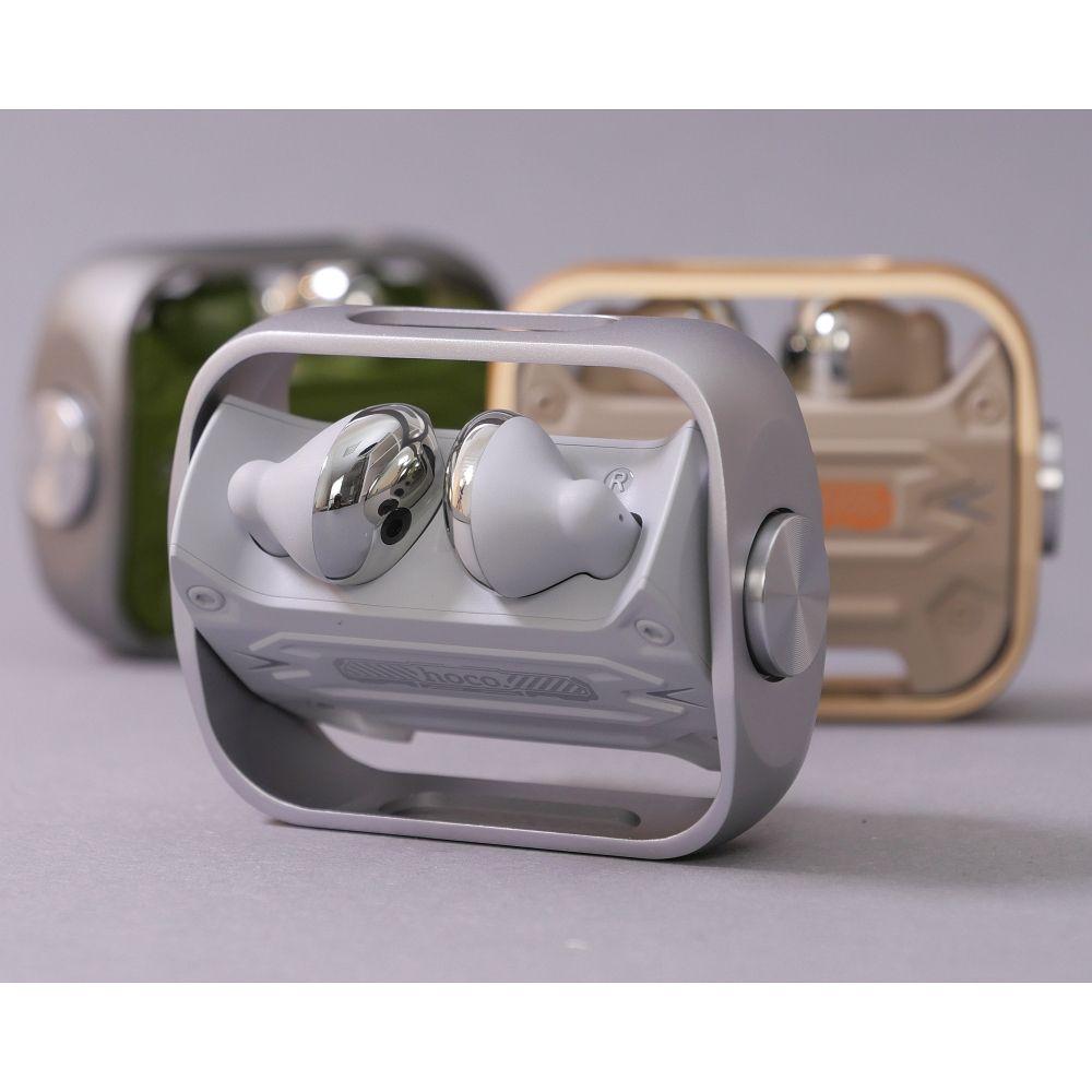 Handsfree Bluetooth HOCO EW55, TWS, Srebrni