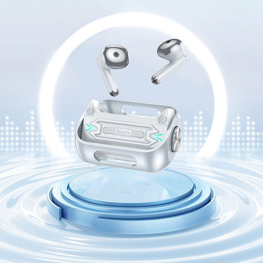 Handsfree Bluetooth HOCO EW55, TWS, Srebrni