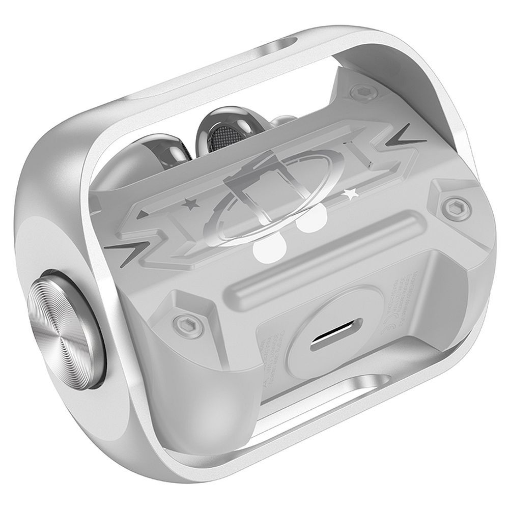 Handsfree Bluetooth HOCO EW55, TWS, Srebrni