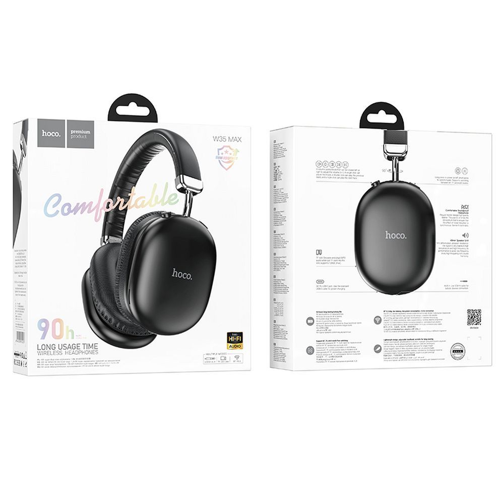 Handsfree Bluetooth HOCO W35 Max, A2DP, Crni