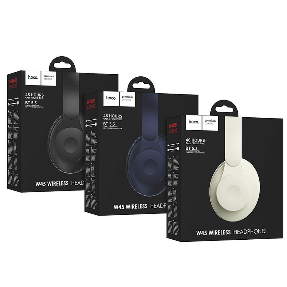 Handsfree Bluetooth HOCO W45, A2DP, Plava