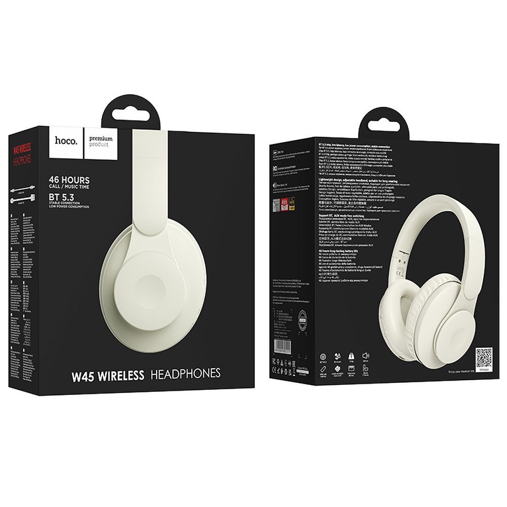 Handsfree Bluetooth HOCO W45, A2DP, Bijela