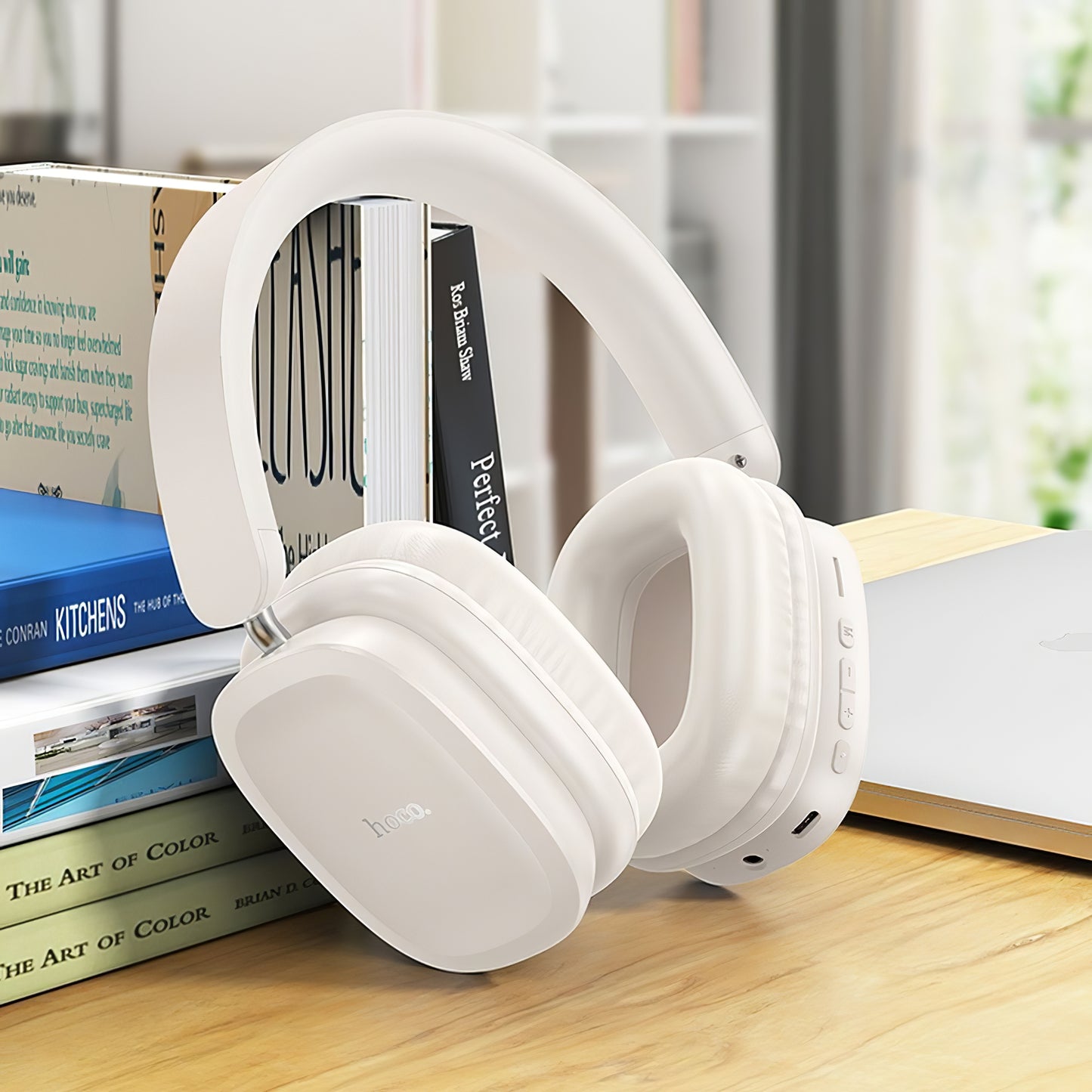 Handsfree Bluetooth HOCO W51 Delightful, A2DP, Bijeli