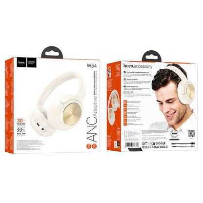 Handsfree Bluetooth HOCO W54, A2DP, ANC, Bijeli