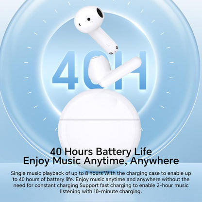 Handsfree Bluetooth Honor Choice X7e, TWS, ANC, Bijeli 5504ABHF