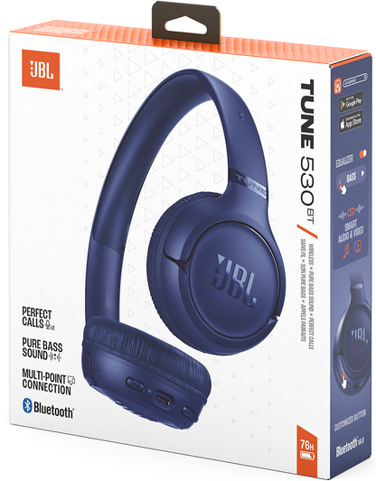 Handsfree Bluetooth JBL Tune 530BT, MultiPoint, A2DP, Plava JBLT530BTBLU