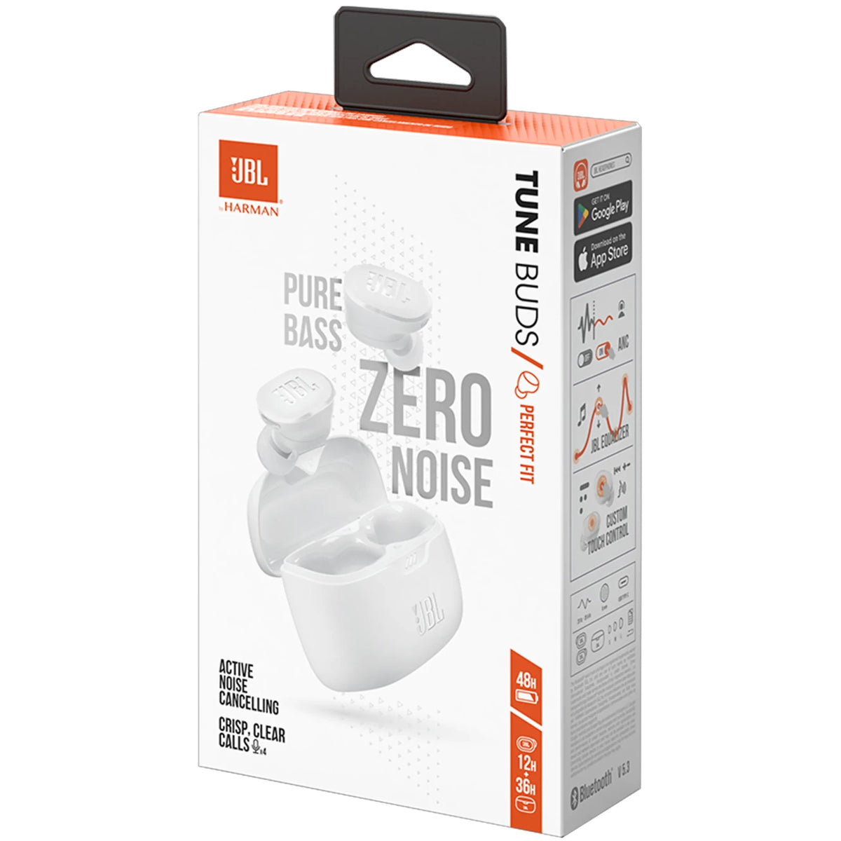Handsfree Bluetooth JBL Tune Buds, TWS, ANC, MultiPoint, Bijeli JBLTBUDSWHT
