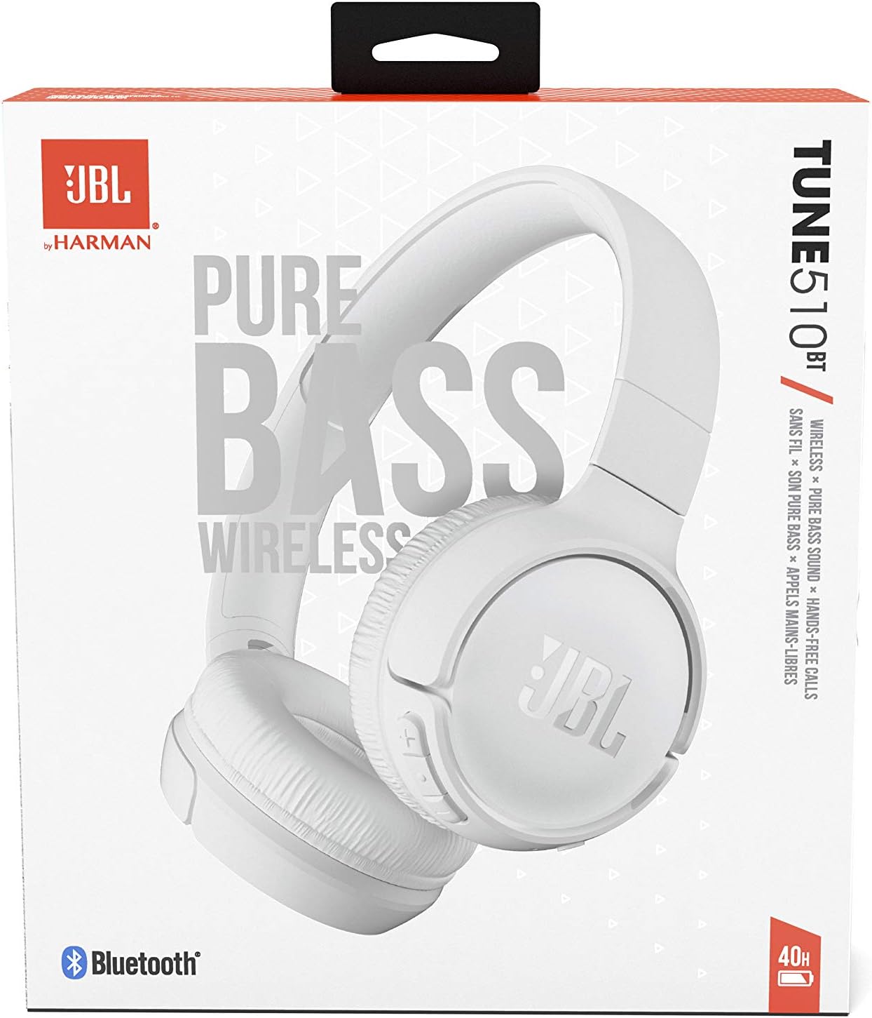 Handsfree Bluetooth JBL Tune 510BT, MultiPoint, A2DP, Bijeli JBLT510BTWHTEU