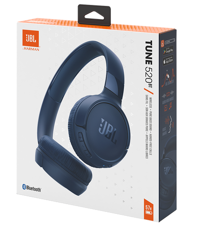 Bežične slušalice Bluetooth JBL Tune 520BT, MultiPoint, A2DP, Plava JBLT520BTBLU