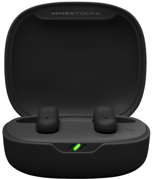 Handsfree Bluetooth JBL Wave Flex 2, TWS, ANC, MultiPoint, Crni JBLWFLEX2BLK