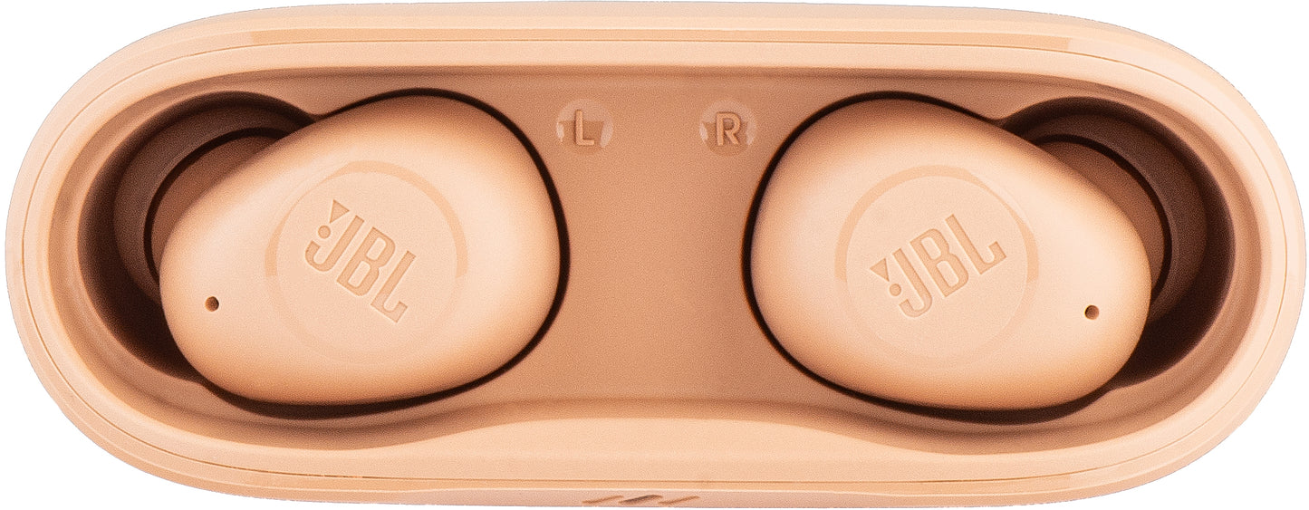 Handsfree Bluetooth JBL Wave Buds, TWS, Bež, Resigilat JBLWBUDSBEG
