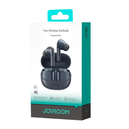 Handsfree Bluetooth Joyroom Funpods JR-FN2, TWS, ANC, Crni