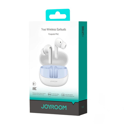 Handsfree Bluetooth Joyroom Funpods JR-FN2, TWS, ANC, Bijeli