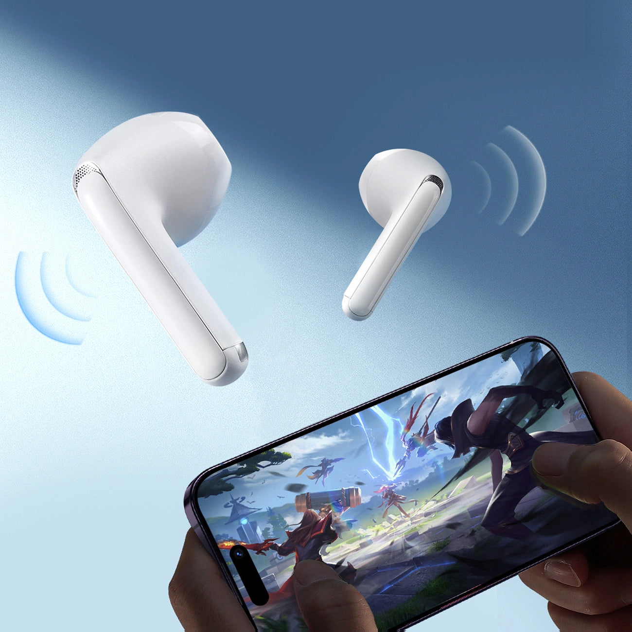 Handsfree Bluetooth Joyroom Funpods JR-FB1 Nova Verzija, TWS, Bijela