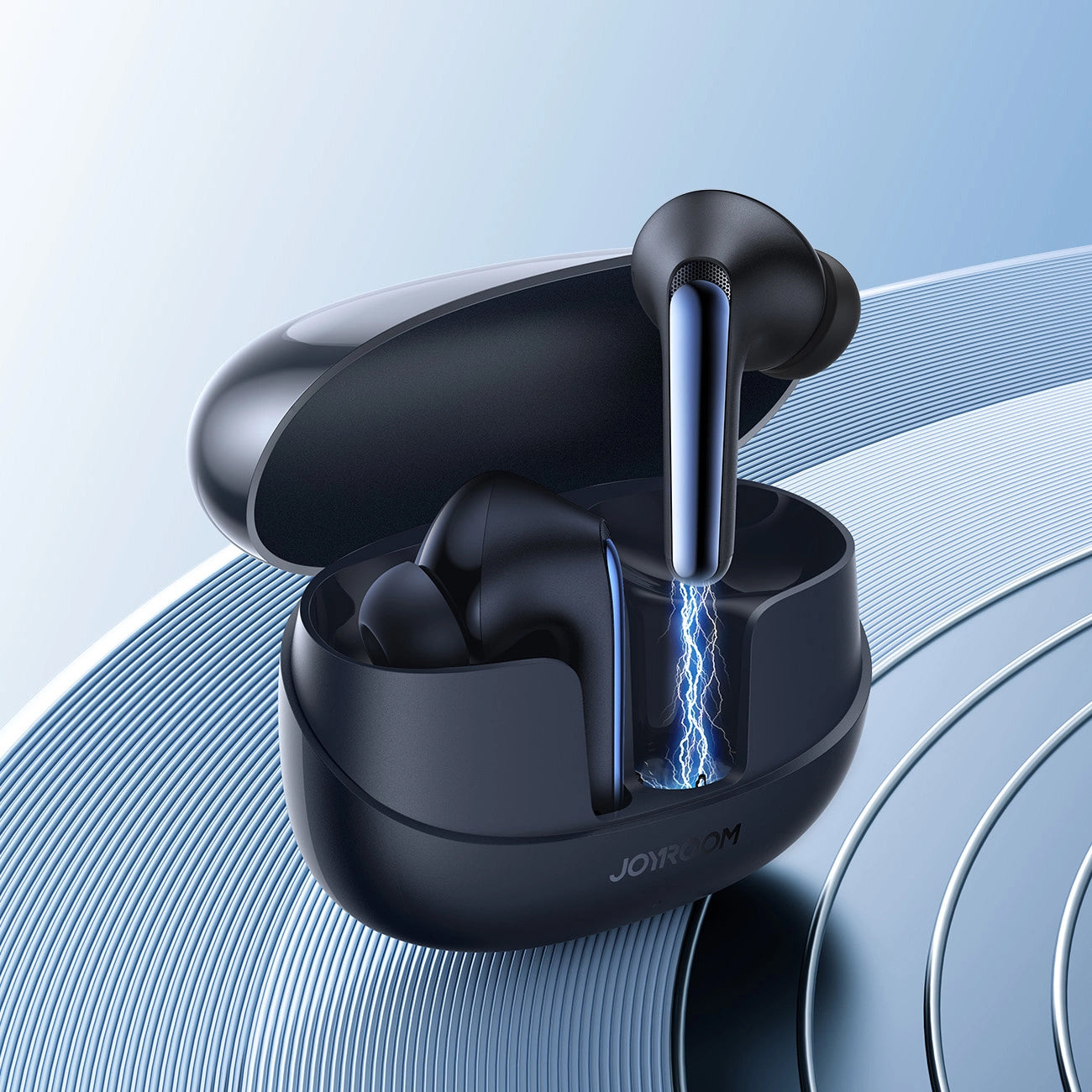 Handsfree Bluetooth Joyroom Funpods JR-FN2, TWS, ANC, Crni