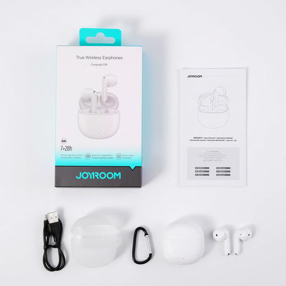 Handsfree Bluetooth Joyroom Funpods JR-FB1 Nova Verzija, TWS, Bijela