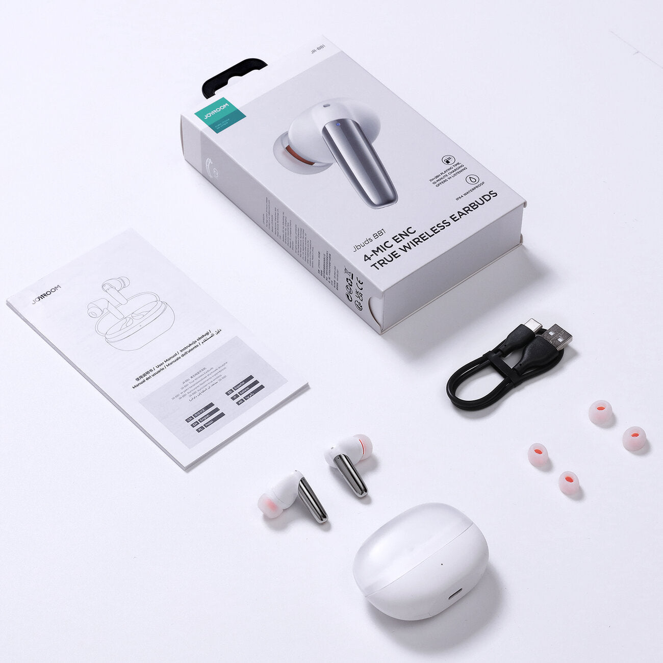 Handsfree Bluetooth Joyroom JR-BB1, TWS, Bijela