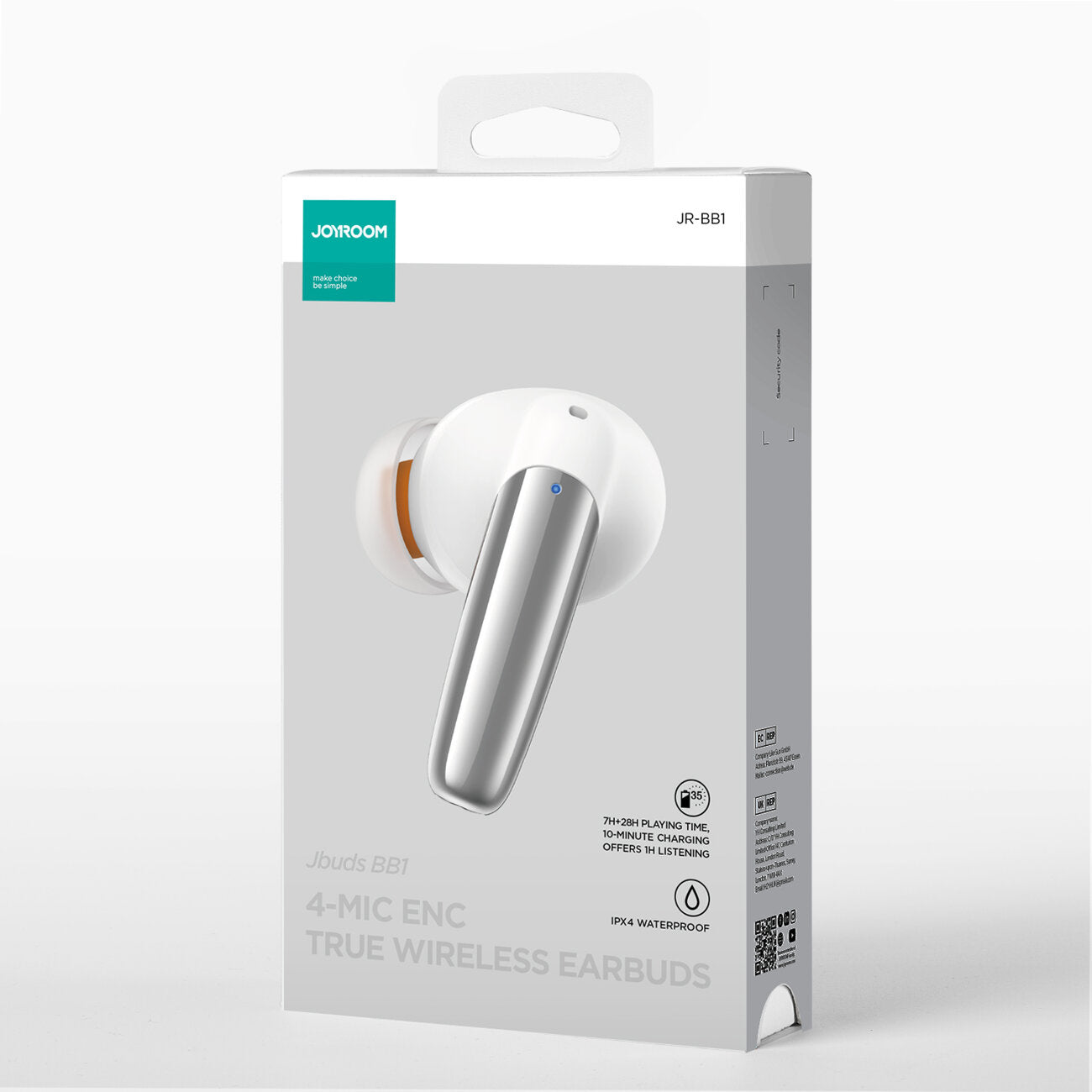 Handsfree Bluetooth Joyroom JR-BB1, TWS, Bijela